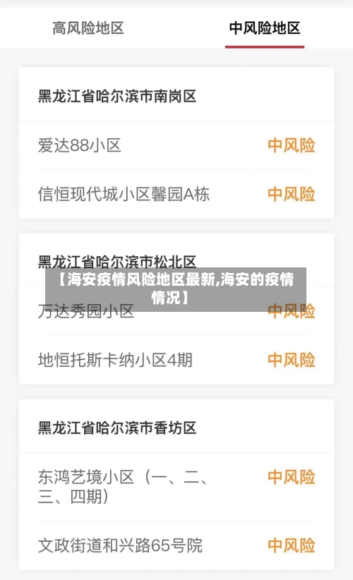 【海安疫情风险地区最新,海安的疫情情况】-第2张图片