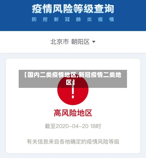 【国内二类疫情地区,新冠疫情二类地区】