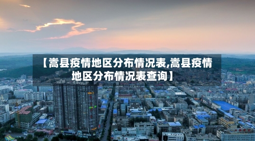 【嵩县疫情地区分布情况表,嵩县疫情地区分布情况表查询】