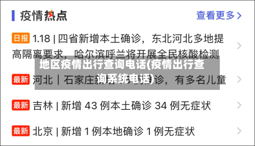 地区疫情出行查询电话(疫情出行查询系统电话)