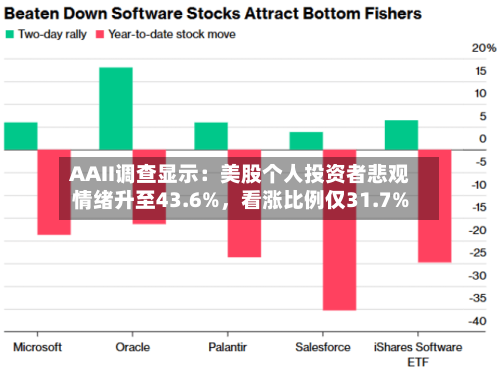 AAII调查显示：美股个人投资者悲观情绪升至43.6%，看涨比例仅31.7%