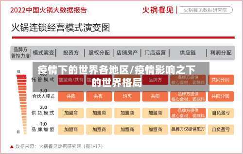 疫情下的世界各地区/疫情影响之下的世界格局