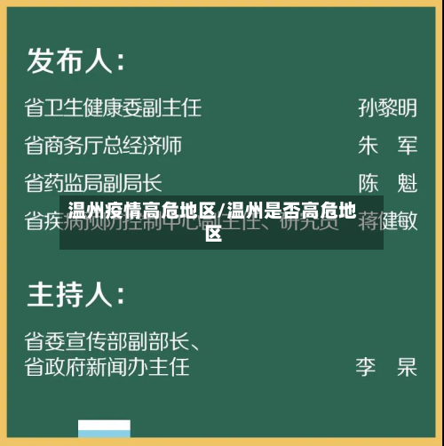温州疫情高危地区/温州是否高危地区