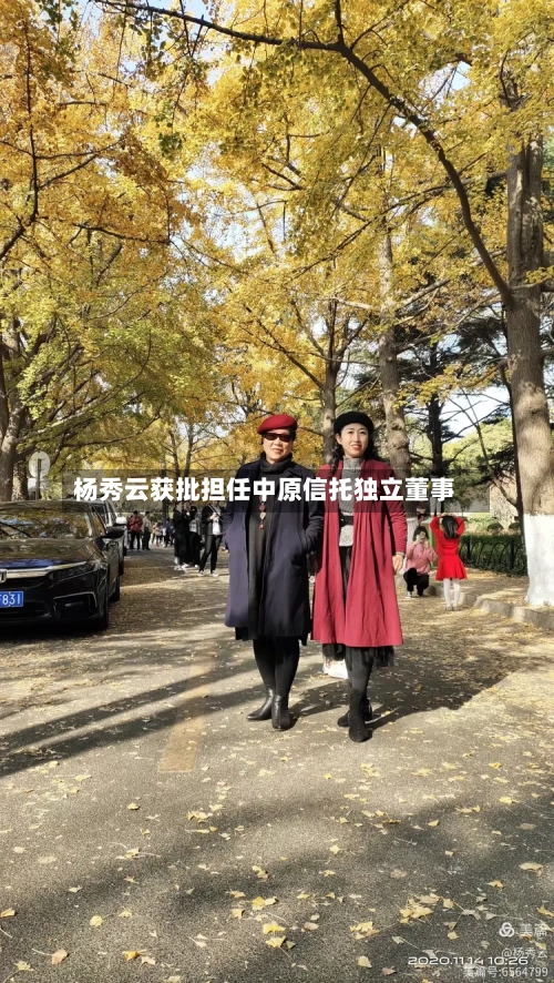 杨秀云获批担任中原信托独立董事
