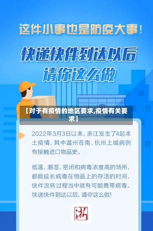 【对于有疫情的地区要求,疫情有关要求】
