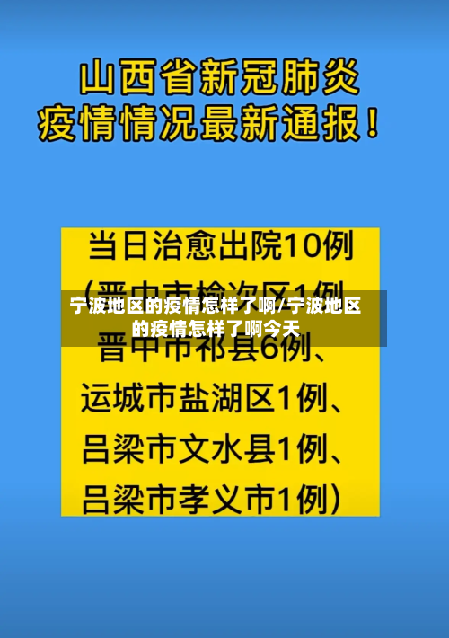 宁波地区的疫情怎样了啊/宁波地区的疫情怎样了啊今天