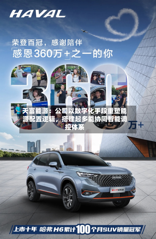 天富能源:公司以数字化手段重塑能源配置逻辑,搭建起多能协同智能调控体系