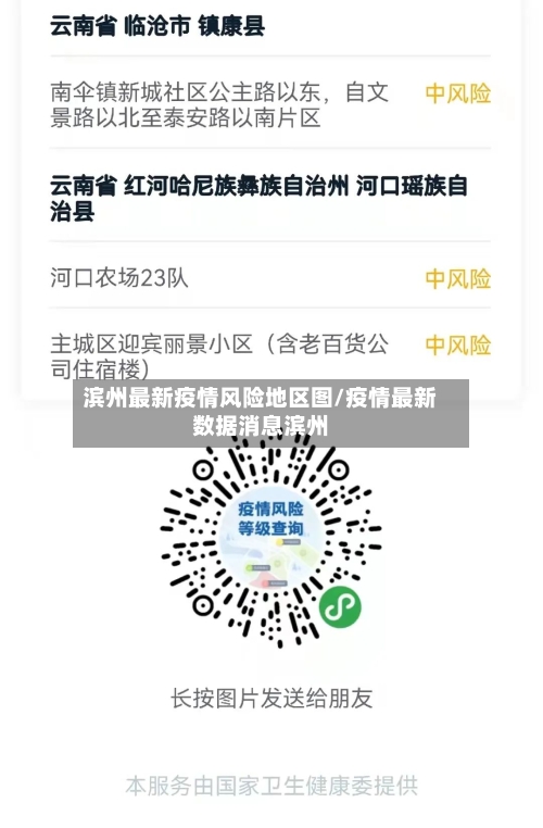 滨州最新疫情风险地区图/疫情最新数据消息滨州