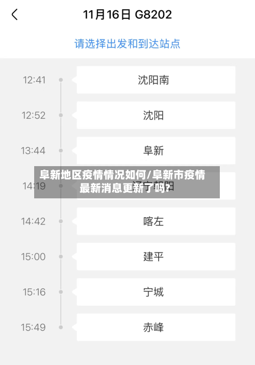 阜新地区疫情情况如何/阜新市疫情最新消息更新了吗?