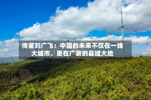 传鉴刘广飞:中国的未来不仅在一线大城市,更在广袤的县域大地