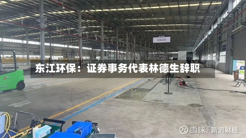 东江环保：证券事务代表林德生辞职