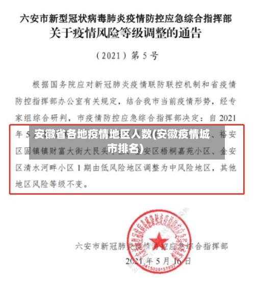 安徽省各地疫情地区人数(安徽疫情城市排名)